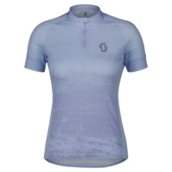 Scott Endurance 30 Women's Short Sleeve Jersey - Moon Blue/Dream Blue Eu -CycloPro Shop 4032757519