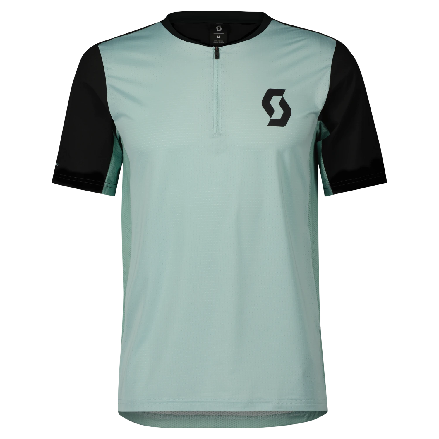 Scott Trail Vertic Zip Men's Short Sleeve Jersey - Fir Green/Black 3 Scott Trail Vertic Zip Men's Short Sleeve Jersey - Fir Green/Black