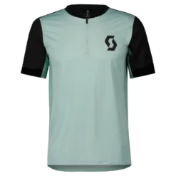 Scott Trail Vertic Zip Men's Short Sleeve Jersey - Mineral Green/Black 9 Scott Trail Vertic Zip Men's Short Sleeve Jersey - Mineral Green/Black -CycloPro Shop 4032947555 1