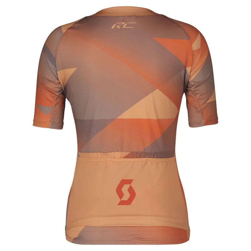 Scott RC Premium Climber Women's Short Sleeve Jersey - Rose Beige/Braze Orange 5 Scott RC Premium Climber Women's Short Sleeve Jersey - Rose Beige/Braze Orange - Image 3