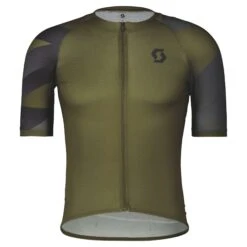 Scott RC Premium Climber Men's Short Sleeve Jersey - Sulphur Yellow/Black -CycloPro Shop 4038807386 1