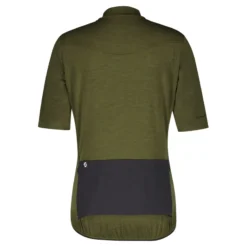 Scott Gravel Merino Men's Short Sleeve Jersey - Fir Green/Black -CycloPro Shop 4040917386A