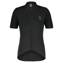 Scott Gravel Merino Women's Short Sleeve Jersey - Black/Dark Grey
