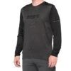 100 Ridecamp Men's Long Sleeve Jersey - Navy/Slate -CycloPro Shop 41402 181 1