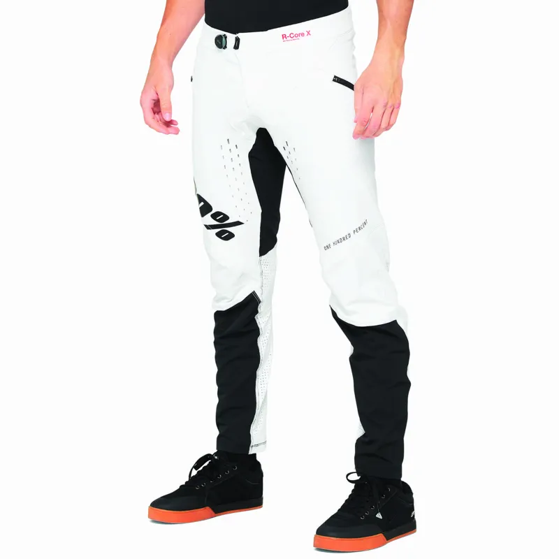 100 Percent R-Core X MTB Pants - Black/White 6 100 Percent R-Core X MTB Pants - Black/White - Image 4