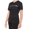 100 Percent Ridecamp Women's Short Sleeve Jersey - Black/ Grey X -CycloPro Shop 44401 057