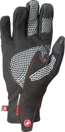 Castelli Spettacolo RoS Men's Long Finger Gloves - Black/Red -CycloPro Shop 4518526 010 r 738x.progressive