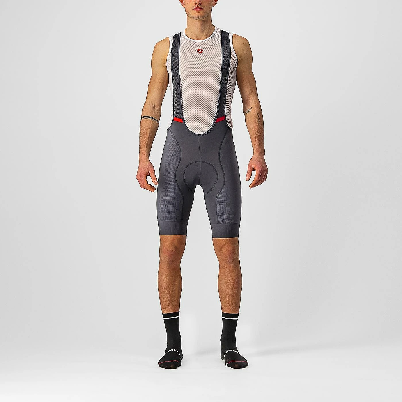 Castelli Competizione Men's Bib Shorts - Forest Grey 6 Castelli Competizione Men's Bib Shorts - Forest Grey - Image 4