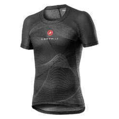 Castelli Pro Mesh Short Sleeve Base Layer - Silver Grey -CycloPro Shop 452002820p 085 01 1400wx1400h