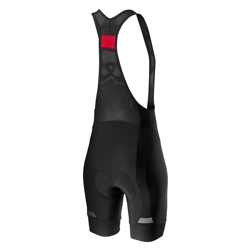 Castelli Prima Womens Bibshorts - Black/Dark Grey 5 Castelli Prima Womens Bibshorts - Black/Dark Grey - Image 3