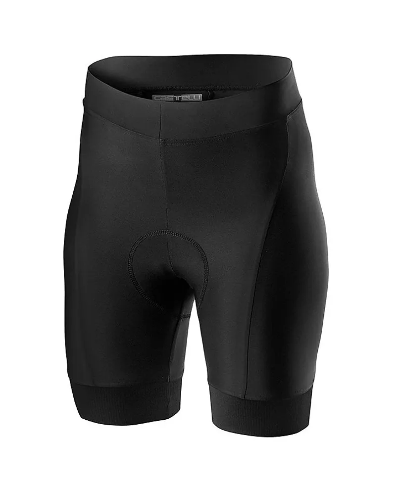 Castelli Prima Womens Lycra Shorts - Black/Red 3 Castelli Prima Womens Lycra Shorts - Black/Red