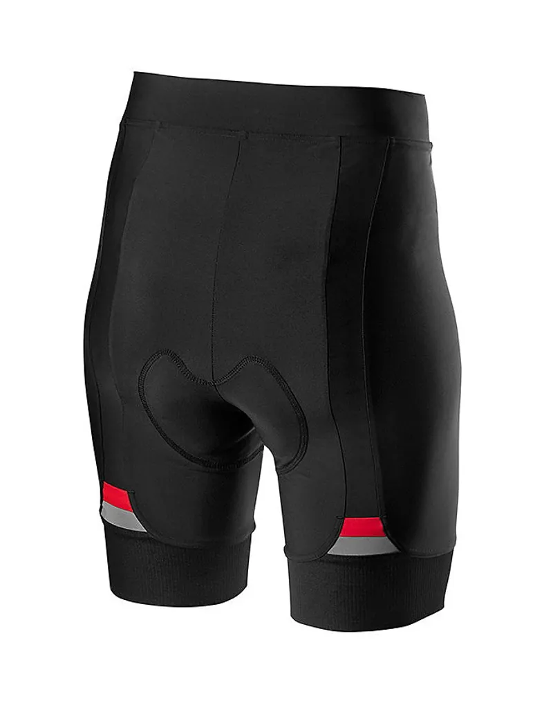 Castelli Prima Womens Lycra Shorts - Black/Red 4 Castelli Prima Womens Lycra Shorts - Black/Red - Image 2