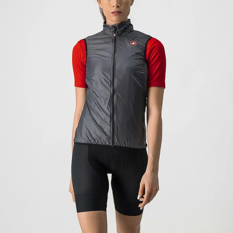 Castelli Aria Women's Windproof Vest - Dark Grey 4 Castelli Aria Women's Windproof Vest - Dark Grey - Image 2