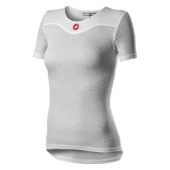 Castelli Pro Issue 2 Womens Short Sleeve Base Layer - White -CycloPro Shop 452012120p 001 01 1400wx1400h