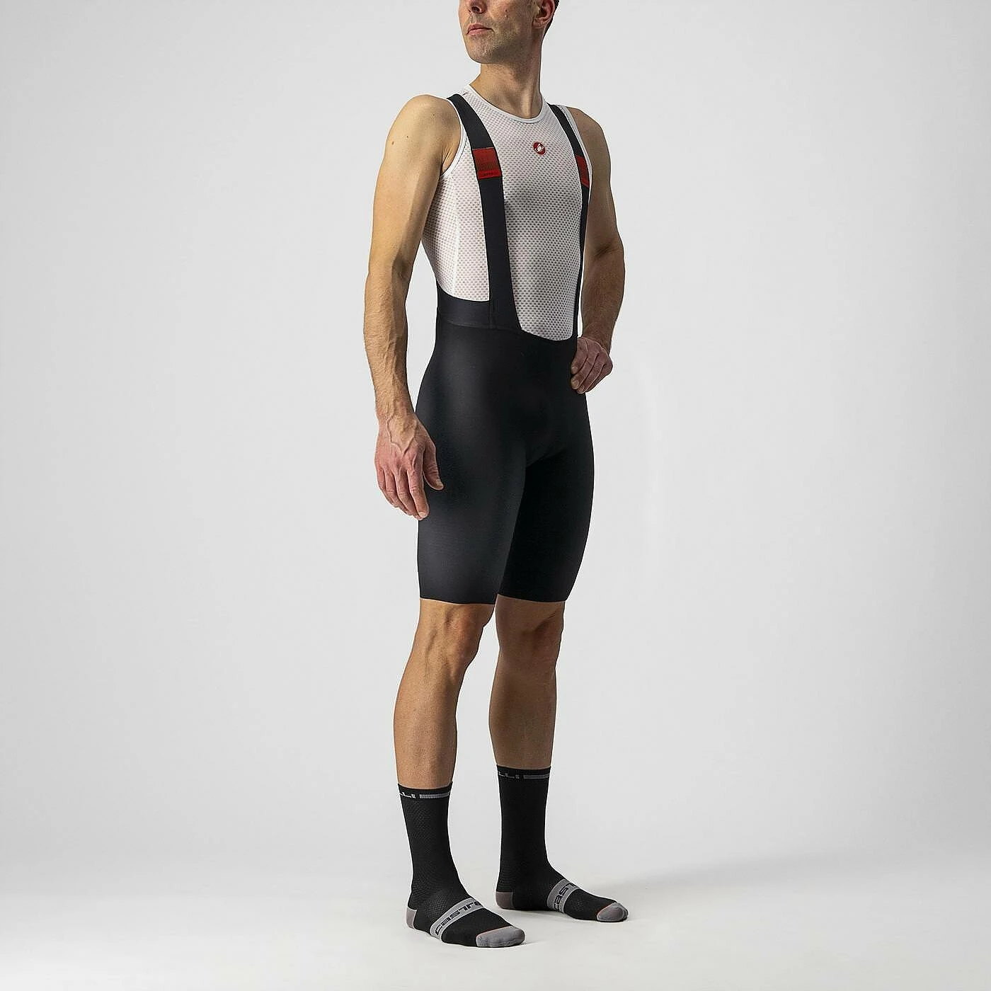 Castelli Premio Black Men's Bib Shorts - Savile Blue 3 Castelli Premio Black Men's Bib Shorts - Savile Blue