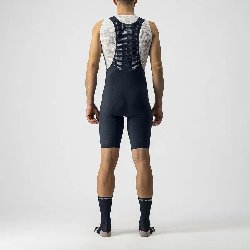 Castelli Premio Black Men's Bib Shorts - Savile Blue 4 Castelli Premio Black Men's Bib Shorts - Savile Blue - Image 2