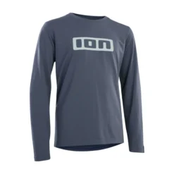 ION Logo DR Long Sleeve Youth MTB Jersey - Cobalt Reef -CycloPro Shop 47220 5011755