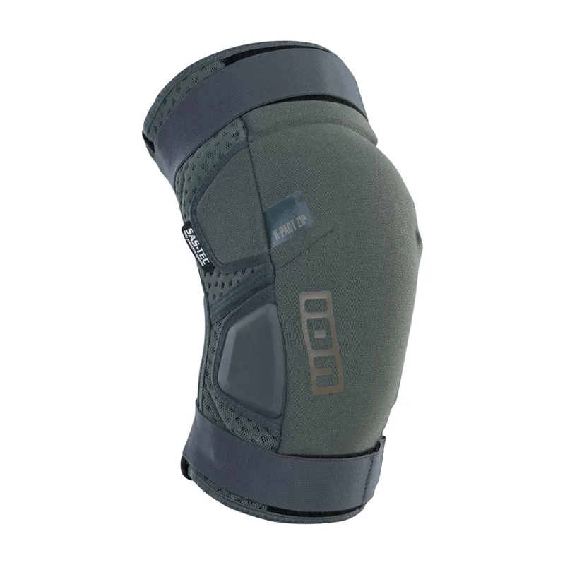 ION K-Pact Zip Unisex Knee Pads - Thunder Grey 4 ION K-Pact Zip Unisex Knee Pads - Thunder Grey - Image 2