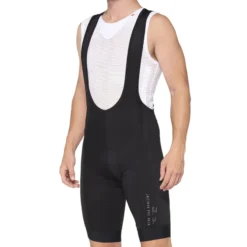 100 Percent Exceeda Men's Bib Shorts - Black/White 6 100 Percent Exceeda Men's Bib Shorts - Black/White -CycloPro Shop 49004 011