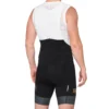 100 Percent Exceeda Men's Bib Shorts - Black/Charcoal -CycloPro Shop 49004 376 2 2