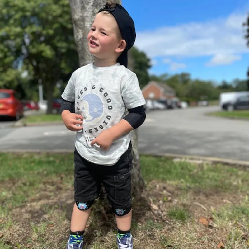 G-Form Lil G Toddler Knee/Elbow Guards Set - Black 5 G-Form Lil G Toddler Knee/Elbow Guards Set - Black - Image 3