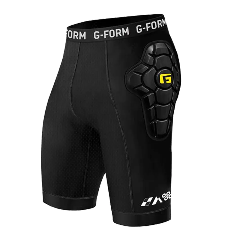 G-Form EX-1 Men's Protective Liner Shorts - Black/Yellow 3 G-Form EX-1 Men's Protective Liner Shorts - Black/Yellow