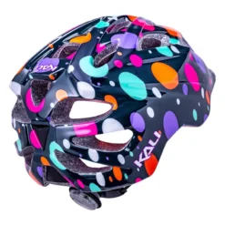 Kali Chakra Child Lighted Kids Helmet - Confetti Gloss Teal -CycloPro Shop 7 384
