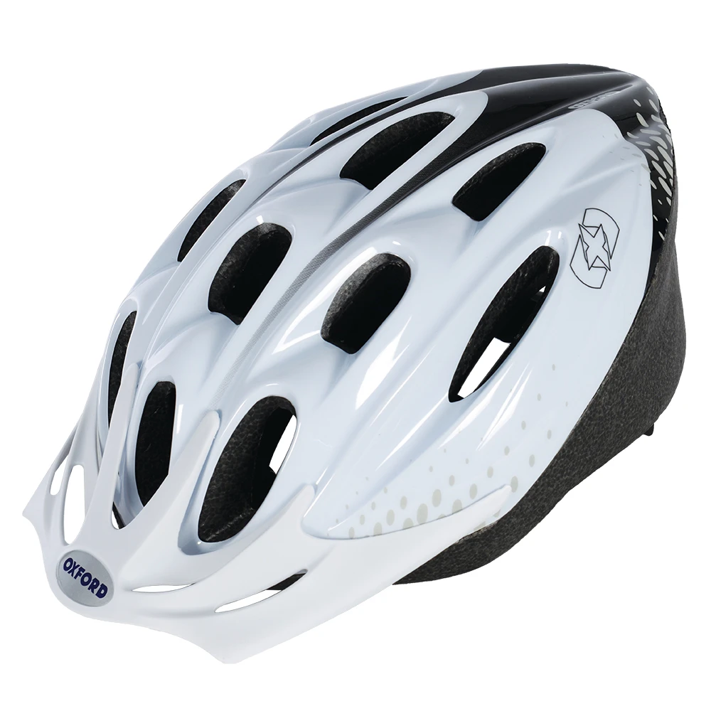 Oxford F15 Hurricane MTB Helmet - Black/White 6 Oxford F15 Hurricane MTB Helmet - Black/White - Image 4