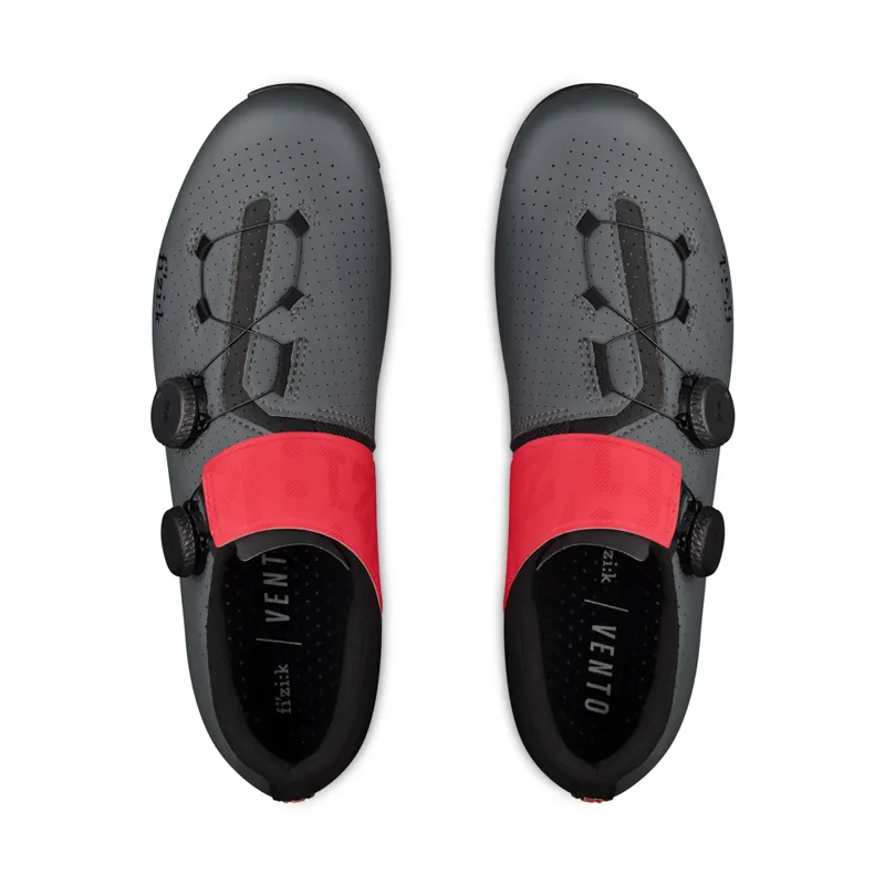 Fizik Vento Infinito Carbon 2 Road Shoes - Grey/Coral 8 Fizik Vento Infinito Carbon 2 Road Shoes - Grey/Coral - Image 6