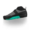 Fizik Gravita Tensor Flat MTB Shoes - Grey/Aqua -CycloPro Shop 7446GRYAQU2