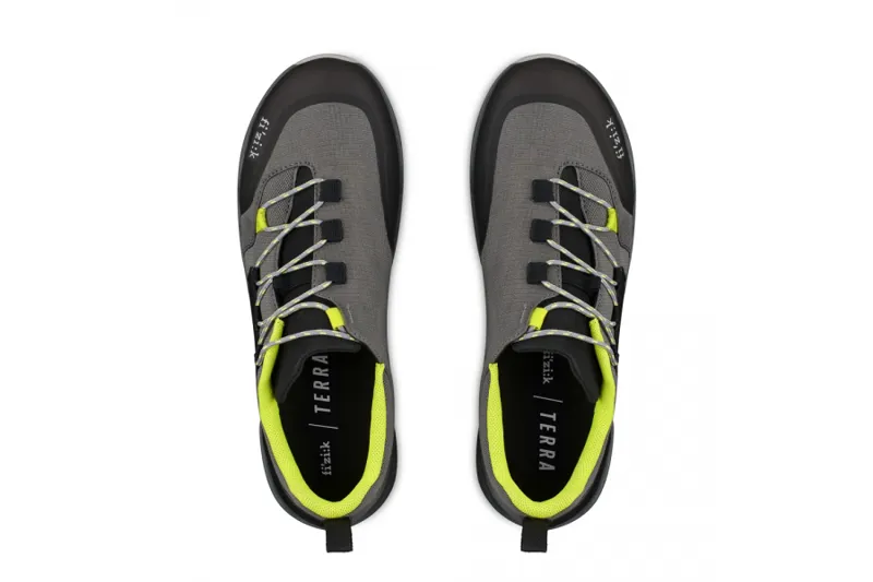 Fizik X2 Ergolace Flat MTB Shoes - Grey/Yellow 4 Fizik X2 Ergolace Flat MTB Shoes - Grey/Yellow - Image 2