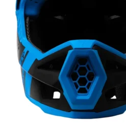 7idp Project 23 Carbon Full Face Helmet - Raw Carbon/Electric Blue -CycloPro Shop 7710 53 Four