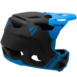 7idp Project 23 Carbon Full Face Helmet - Raw Carbon/Electric Blue