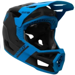 7idp Project 23 Carbon Full Face Helmet - Raw Carbon/Electric Blue -CycloPro Shop 7710 53 Two