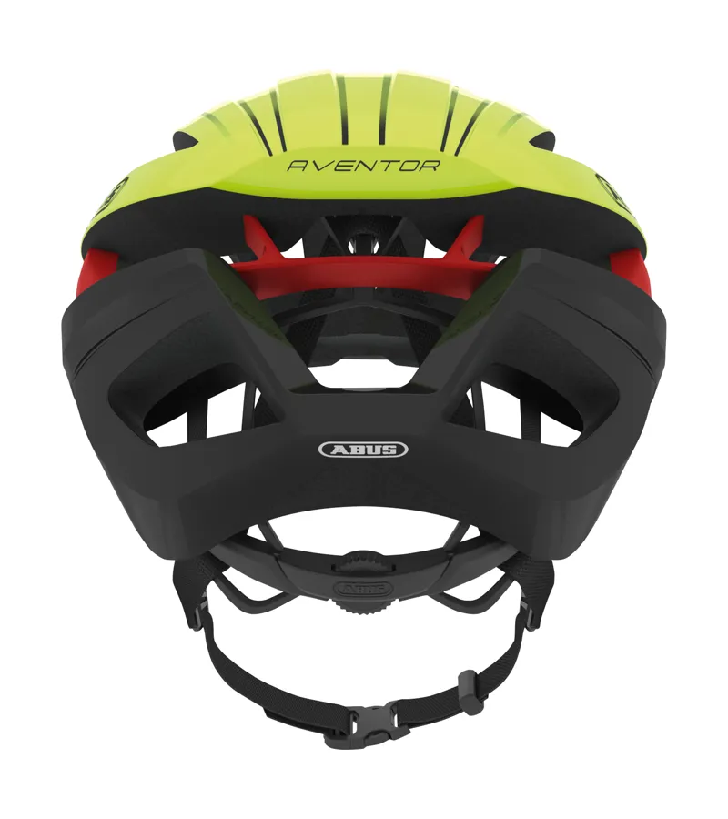 Abus Aventor Road Cycling Helmet - Yellow 9 Abus Aventor Road Cycling Helmet - Yellow - Image 7