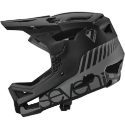 7idp Project 23 Glass Fibre Full Face Helmet - Graphite/Black -CycloPro Shop 7iDPProject23GFgraphiteblack 1800x1800