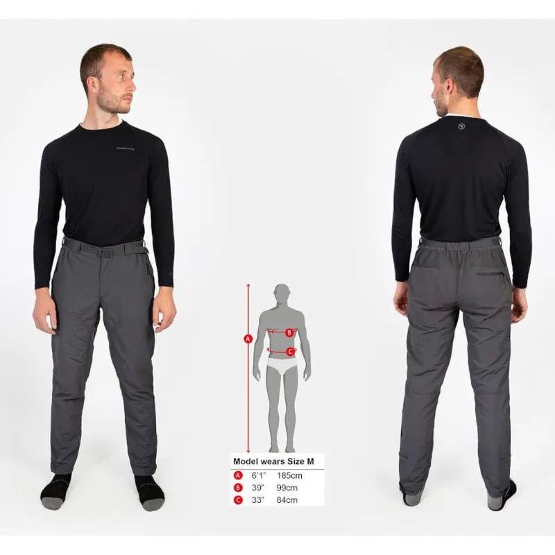 Endura Hummvee Men's MTB Trouser - Grey 7 Endura Hummvee Men's MTB Trouser - Grey - Image 5
