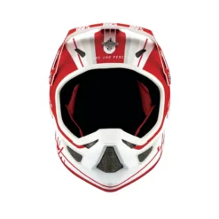 100 Percent Status Full Face MTB Helmet - Topenga Red/White -CycloPro Shop 80010 00025 2