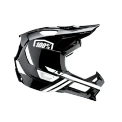 100 Percent Trajecta Fidlock Full Face Helmet - Black 17 100 Percent Trajecta Fidlock Full Face Helmet - Black -CycloPro Shop 80020 011