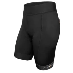 Funkier Ridesse II 8 Panel Womens Lycra Shorts - Black -CycloPro Shop 80304BLK 1