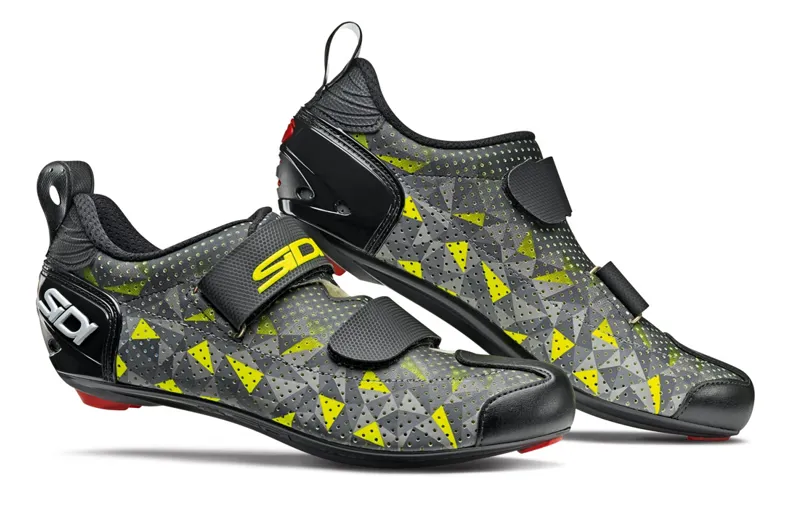 Sidi T-5 Air Triathlon Shoes - Grey/Yellow/Black 3 Sidi T-5 Air Triathlon Shoes - Grey/Yellow/Black