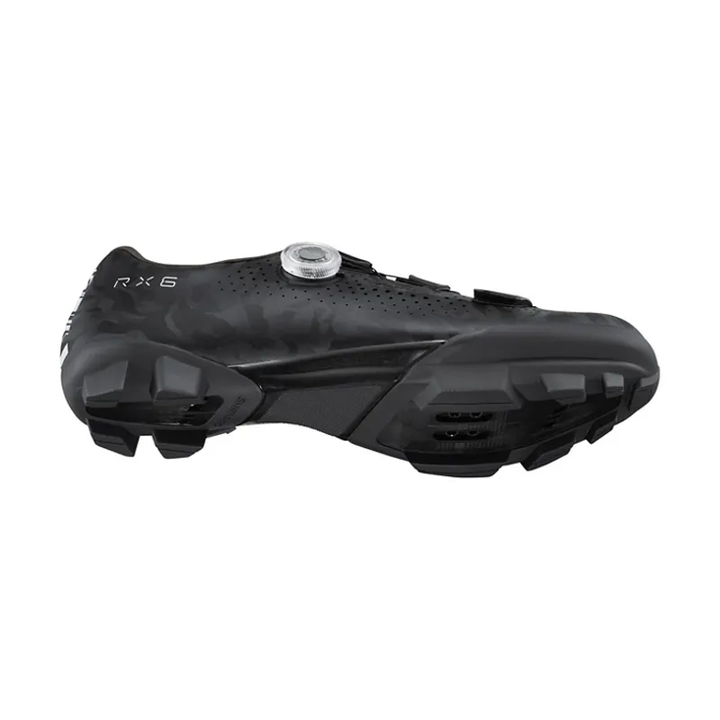 Shimano RX600 Men's Clipless Gravel Road Shoes - Black 6 Shimano RX600 Men's Clipless Gravel Road Shoes - Black - Image 4