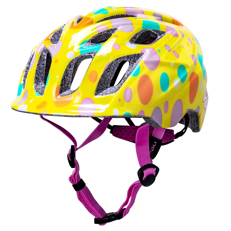 Kali Chakra Child Lighted Kids Helmet - Confetti Gloss Yellow 6 Kali Chakra Child Lighted Kids Helmet - Confetti Gloss Yellow - Image 4