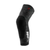 100 Percent Teratec Knee Guard - Grey Heather/Black -CycloPro Shop 90230 303