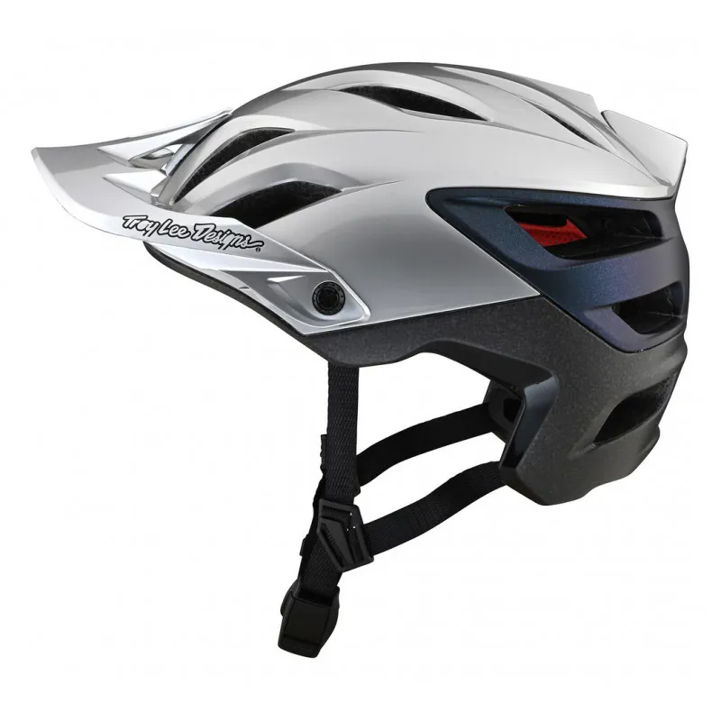 Troy Lee Designs A3 MIPS MTB Helmet - Uno - Silver/Electro 4 Troy Lee Designs A3 MIPS MTB Helmet - Uno - Silver/Electro - Image 2