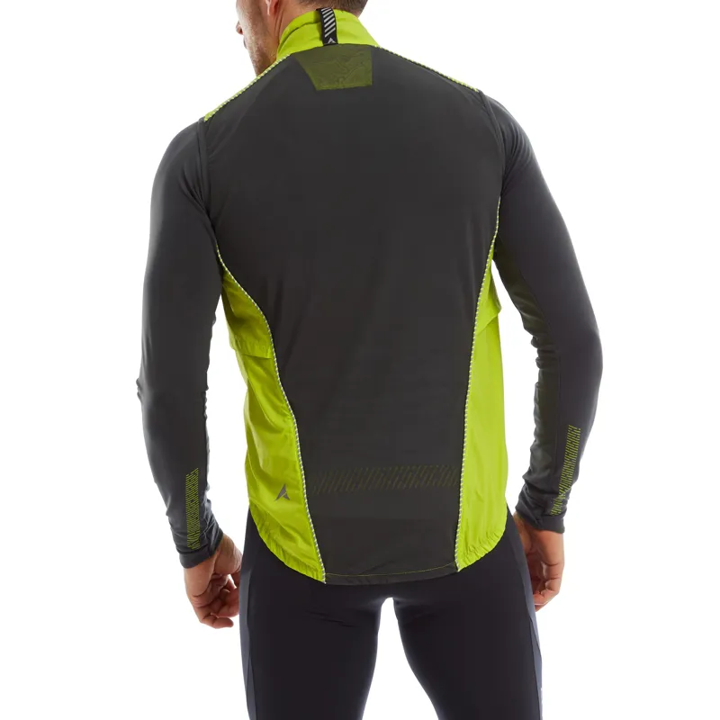 Altura Airstream Windproof Men's Gilet - Lime 6 Altura Airstream Windproof Men's Gilet - Lime - Image 4