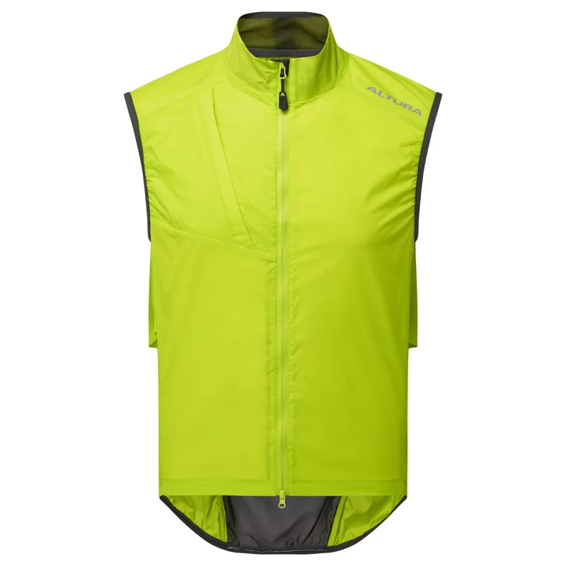 Altura Airstream Windproof Men's Gilet - Lime 8 Altura Airstream Windproof Men's Gilet - Lime - Image 6