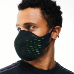 AirPop Active Face Mask - Black/Yellow -CycloPro Shop APOP43348 7