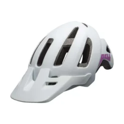 Bell Nomad JR Youth MTB Helmet - 52- 57cm - Matte White/Purple -CycloPro Shop BEH7113901