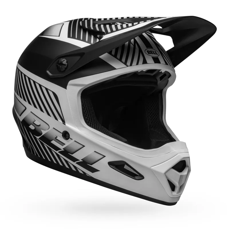 Bell Transfer Mtb Full Face Helmet - Matt Black/White 8 Bell Transfer Mtb Full Face Helmet - Matt Black/White - Image 6